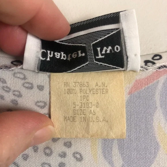 Vintage Chapter Two Crossover Front Multicolored Dress - Picture 3 of 11